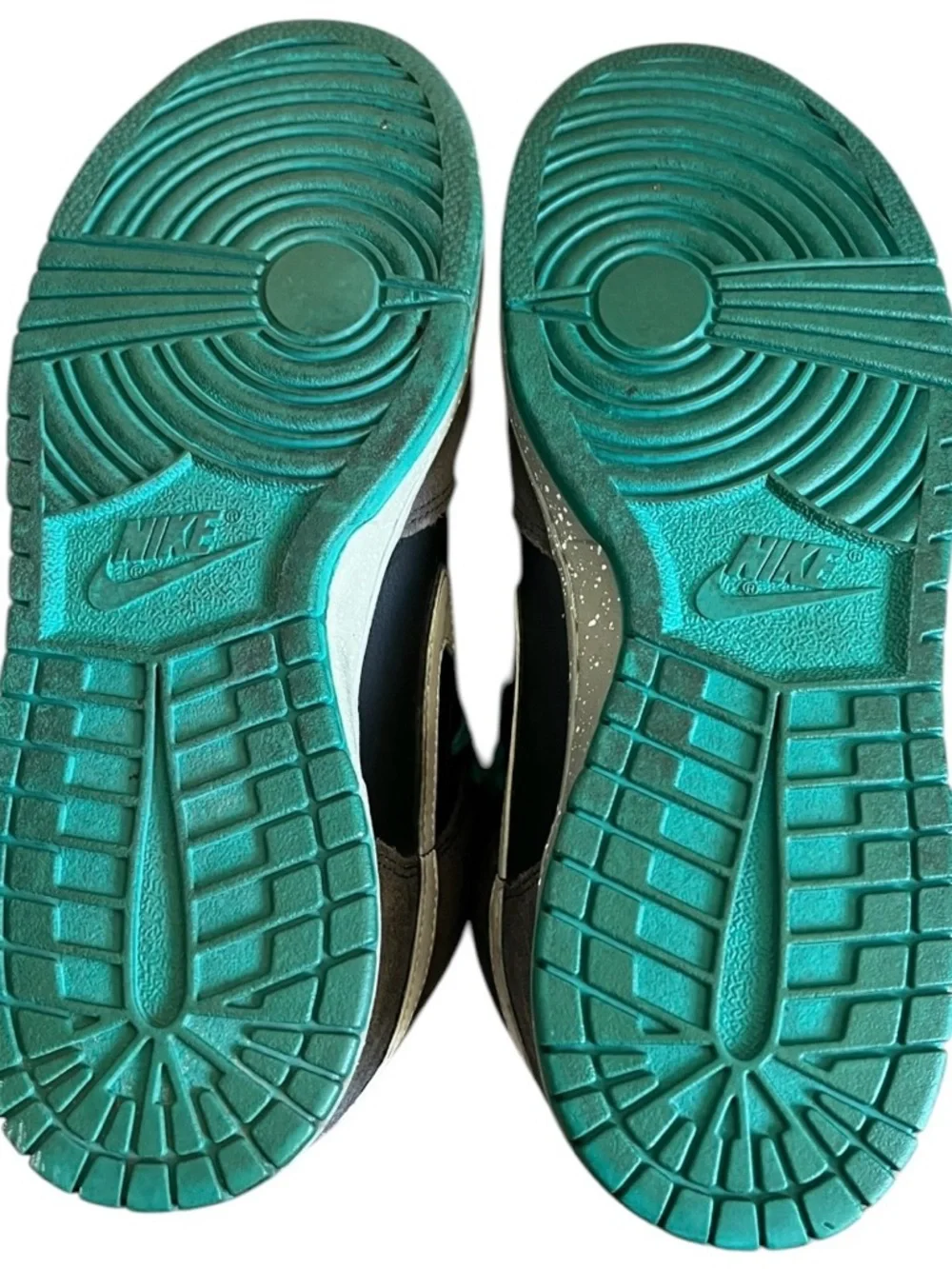 Nike Dunk High Anthracite Turquoise 2012 Sneakers 317982-052‎ Mens Size 9.5